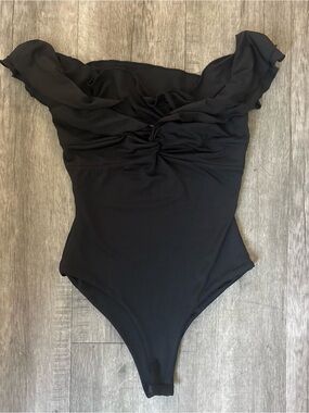 Princess Polly Coming Back Ruffle Bodysuit
